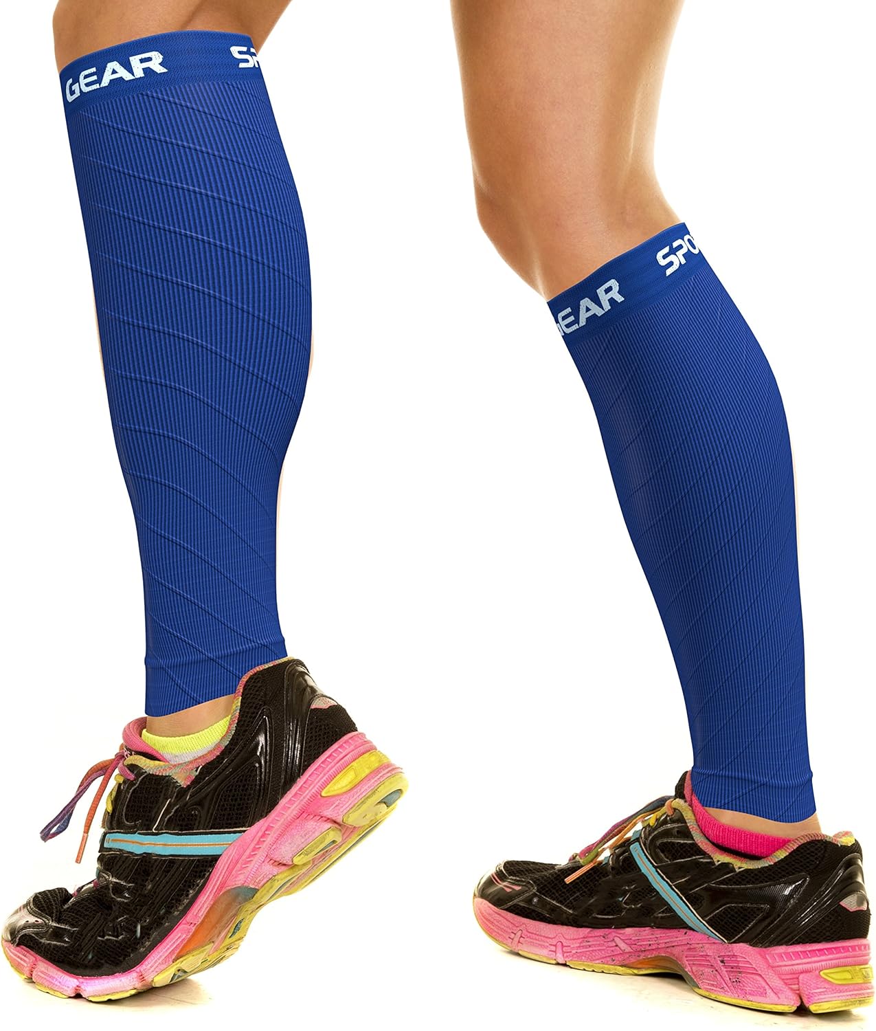 Physix Gear Sport Compression Calf Sleeves for Men & Women (2030mmhg
