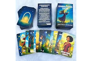 DPEHAKMK Embracing Fate Oracle Deck, Oracle Cards for Beginners, 78 Cards Deck for Love, Healing, Life Path, Spiritual Guidance, Modern Relationship Themes, Intuition, and Soul Messages