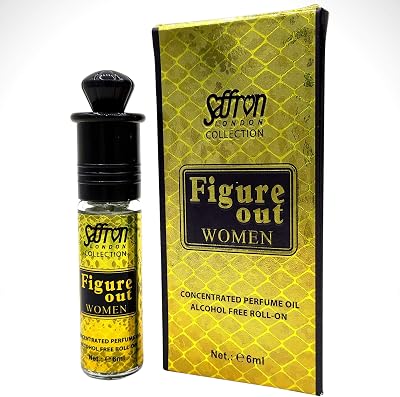 Saffron LONDON FIGURE OUT Women Roll On Perfume Oil Vegan Alcohol Free 6ml