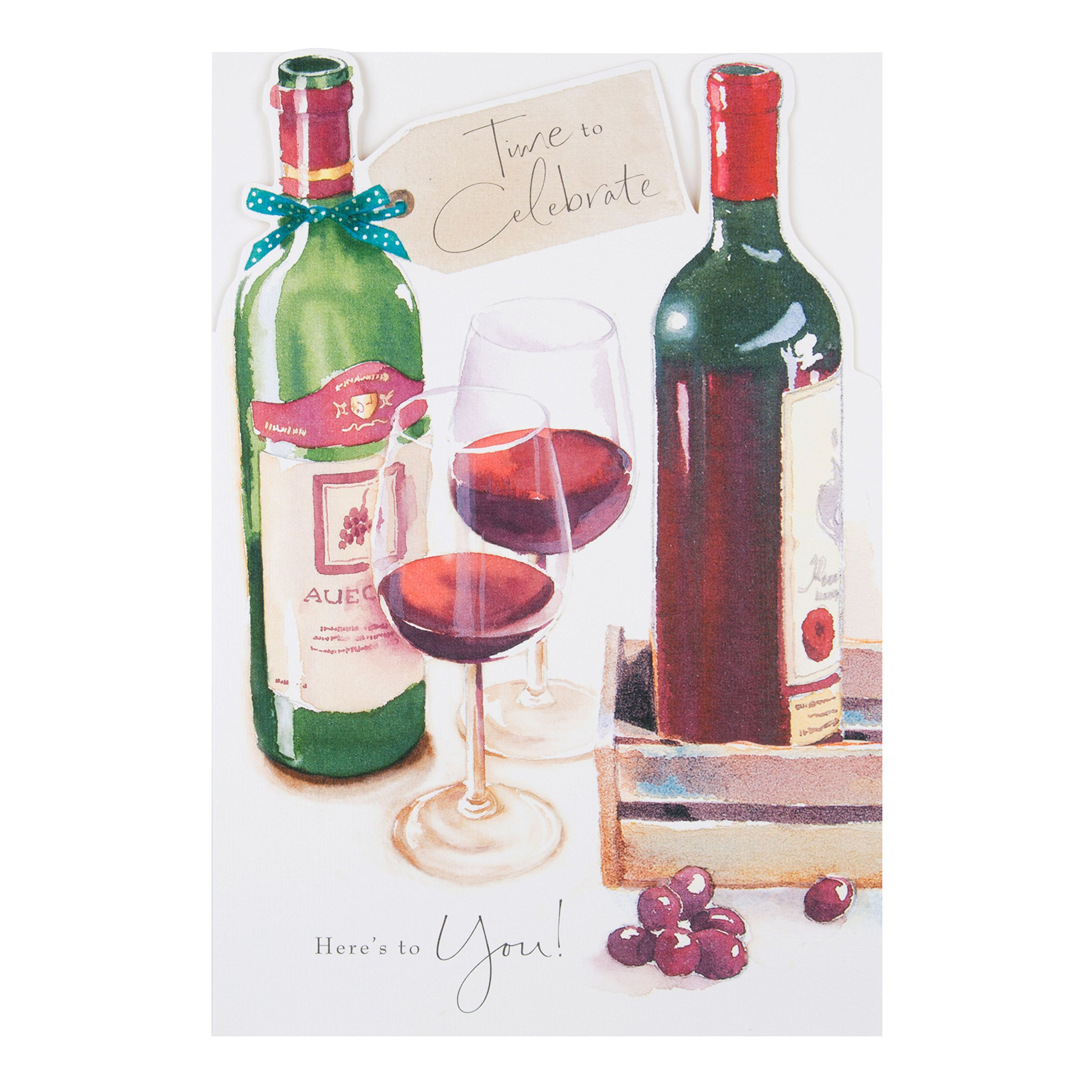 Hallmark Celebrate Card "Here's To You" - Medium