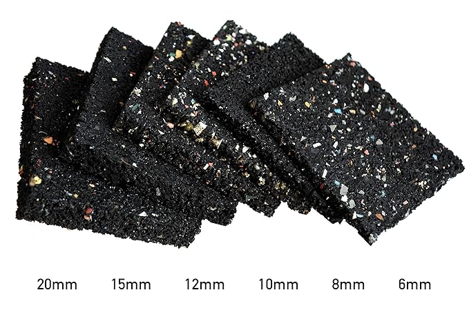 Terrassenpads 90 x 90 x 6mm 8mm 10mm 12mm 15mm 20mm, sowie 100 x 100 x 3mm! Stärke und Menge auswählbar. (90 x 90 x 6mm Menge