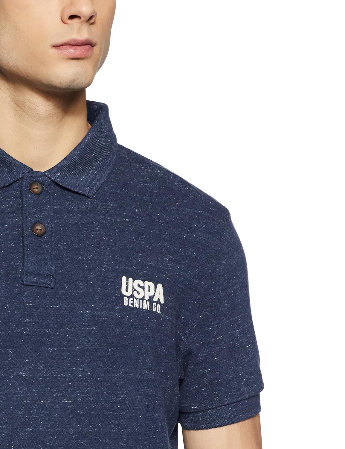 us polo association men's geometric print regular fit polo