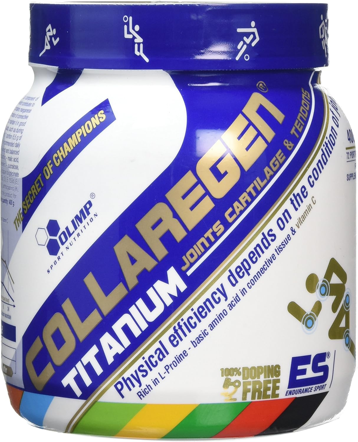 OLIMP SPORT NUTRITION Olimp Labs Collaregen Mineral Supplement, Orange Flavour Powder, 400 g, 400 g (Pack of 1)