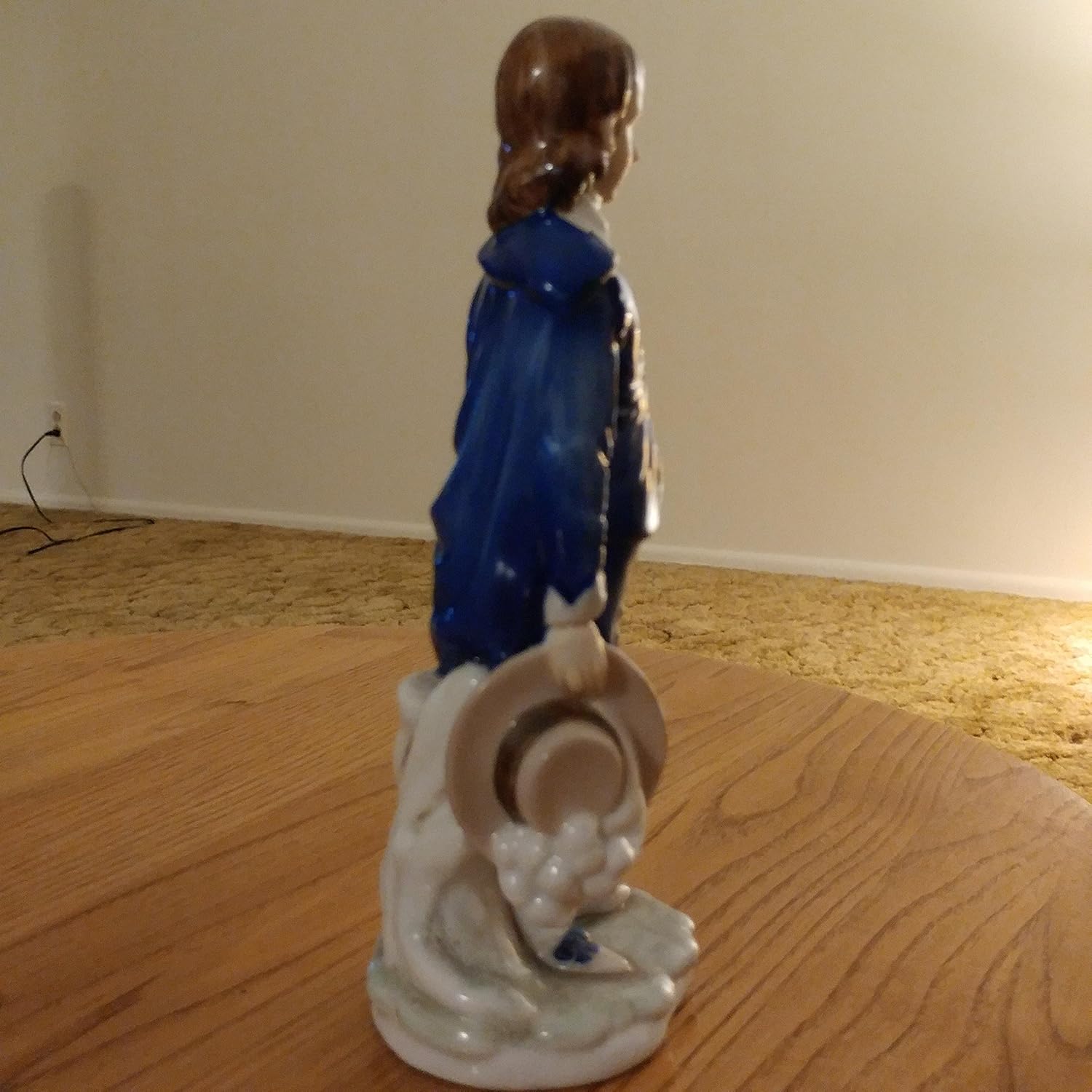 blue boy figurine