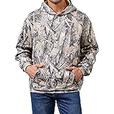 Anoumcy Men's Camo Hoodies Oversized Fleece Pullover Hooded Sweatshirt Vintage Mens Hoodies Pullover Sweatshirts With Pockets