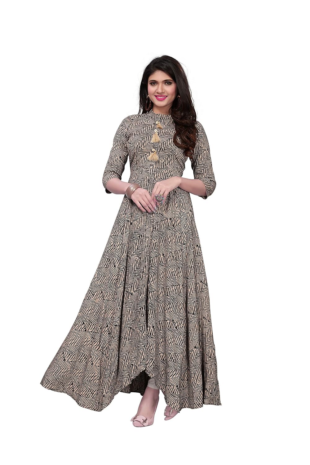 royal export women's black cotton party wear dress