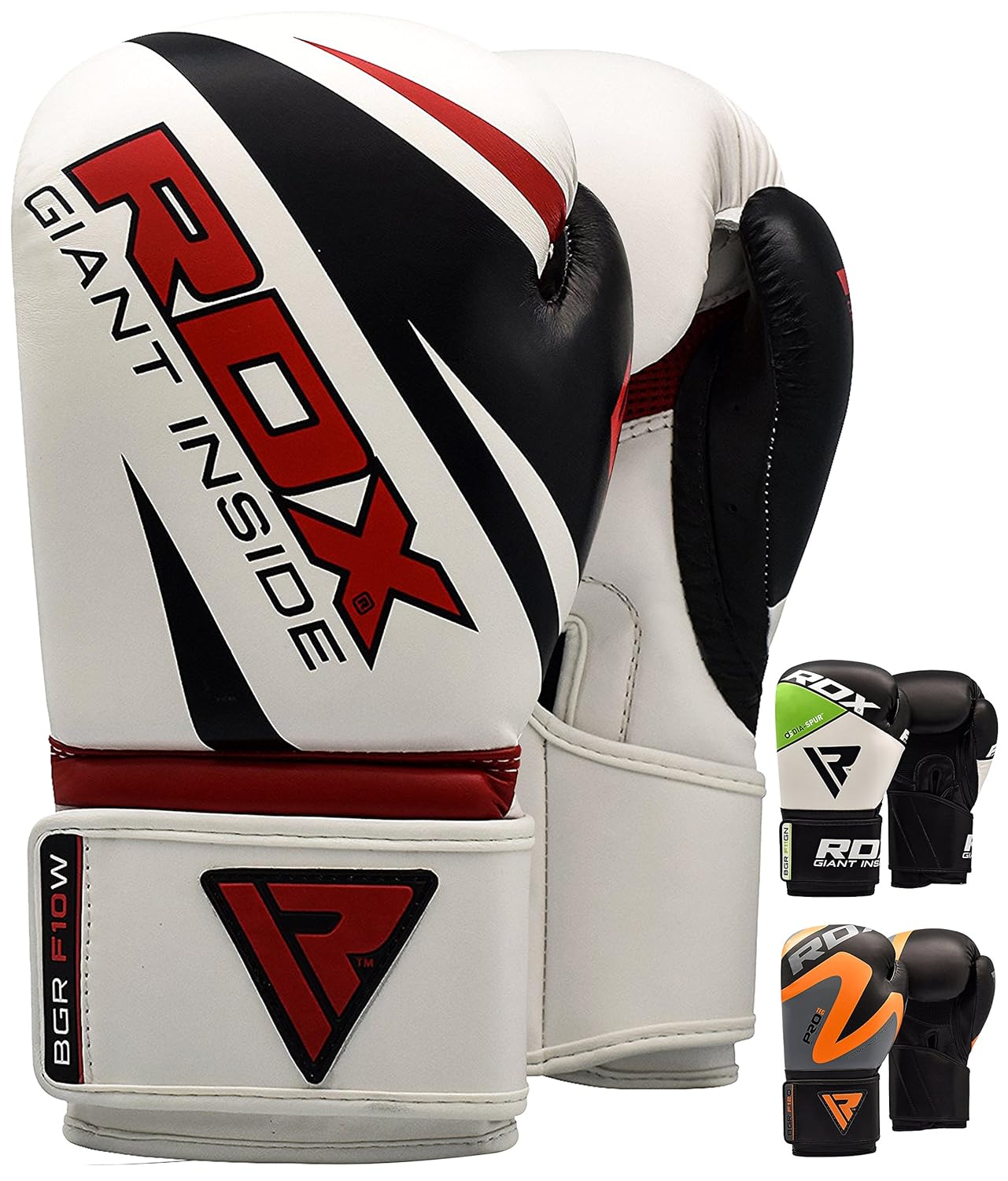 RDX Guantes de Boxeo Muay Thai Saco Kick Boxing Entrenamiento Adulto Sparring
