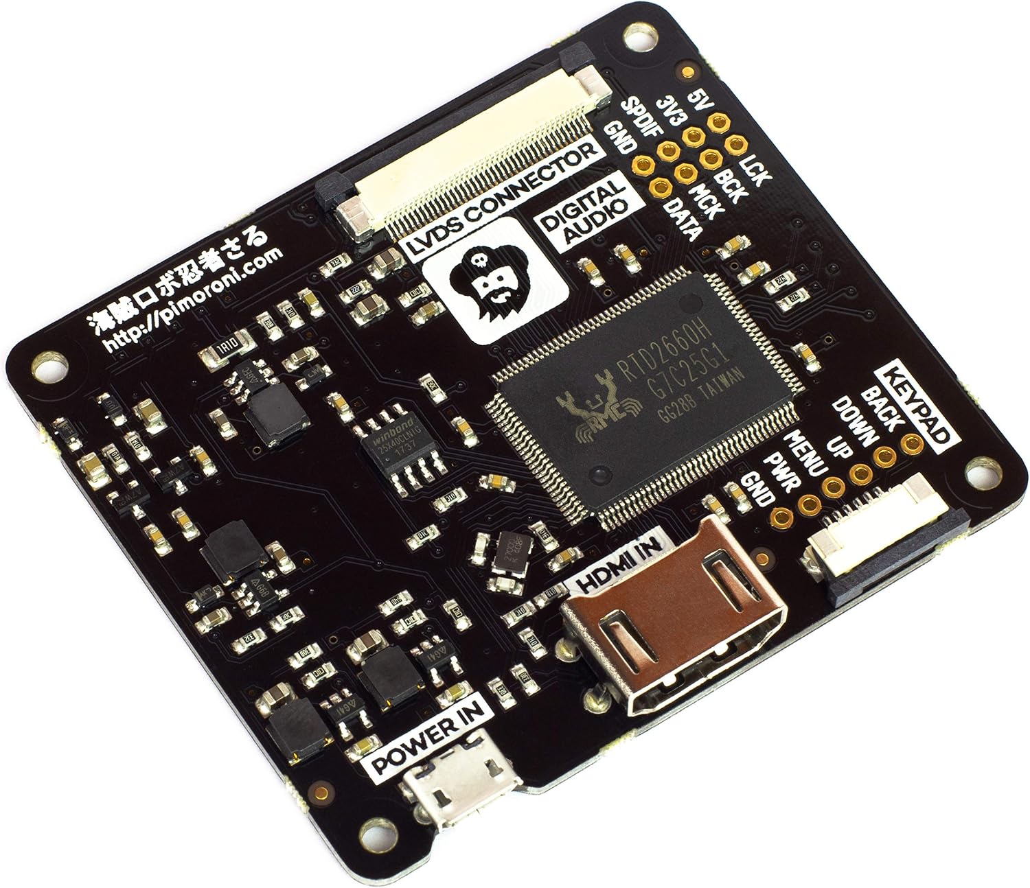 Pimoroni HDMI 8" IPS LCD Screen Kit (1024x768) - Image 4