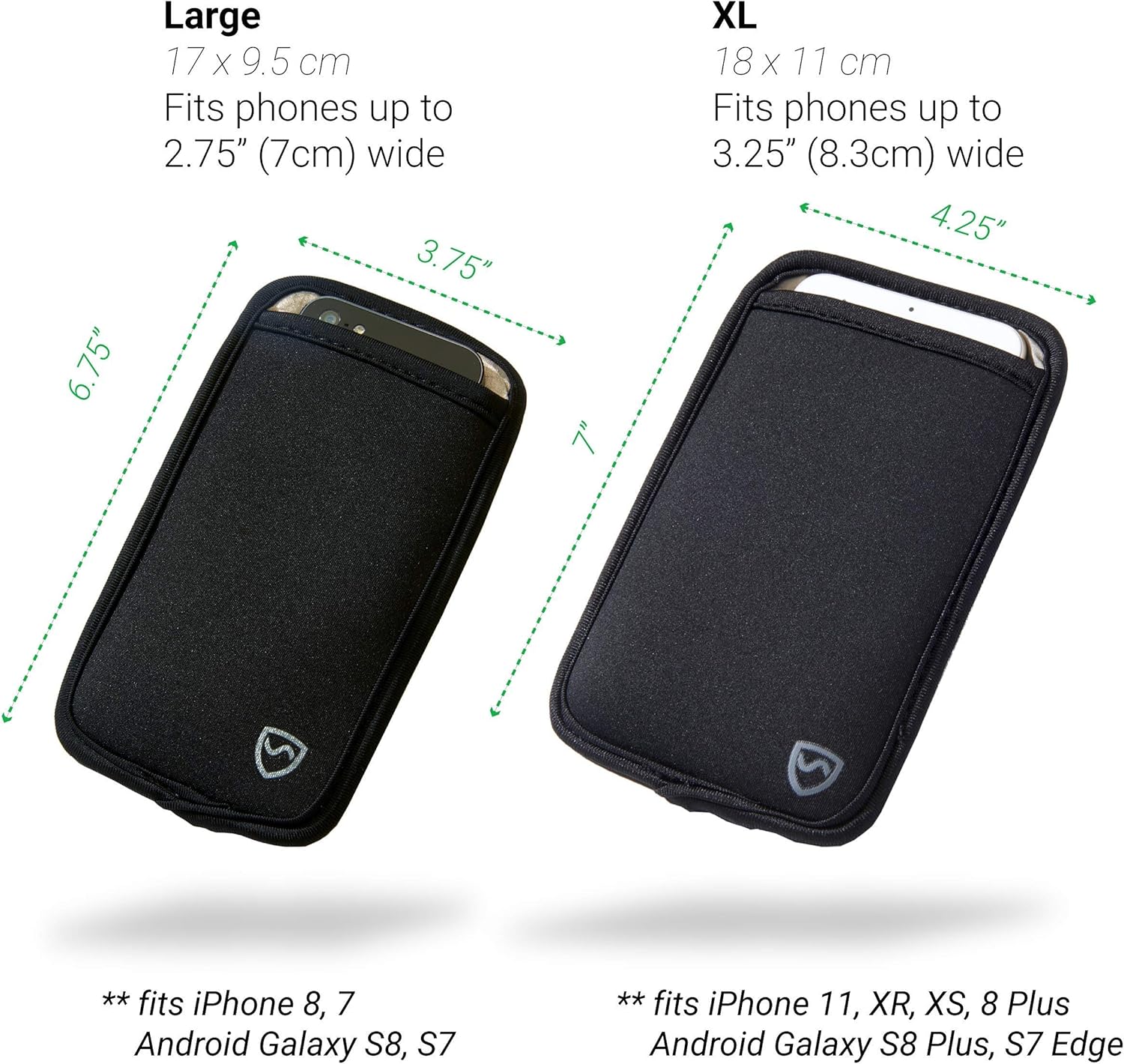 Shield Your Body Anti-Radiation Phone Pouch, EMF Blocking Sleeve, Black, Regular - Image 4