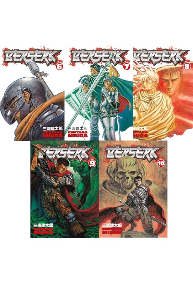 Berserk Volume 1-5 Collection 5 Books Set (Series 1) by Kentaro
