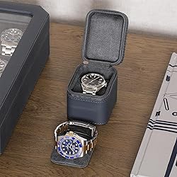 ROTHWELL Single Watch Travel Case | Compact PU