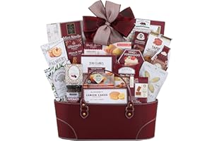 HOUDINI Wine Country Gift Baskets Gourmet Feast Perfect For Family Friends Co-Workers Loved Ones and Clients