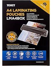 texet a4 laminating pouches
