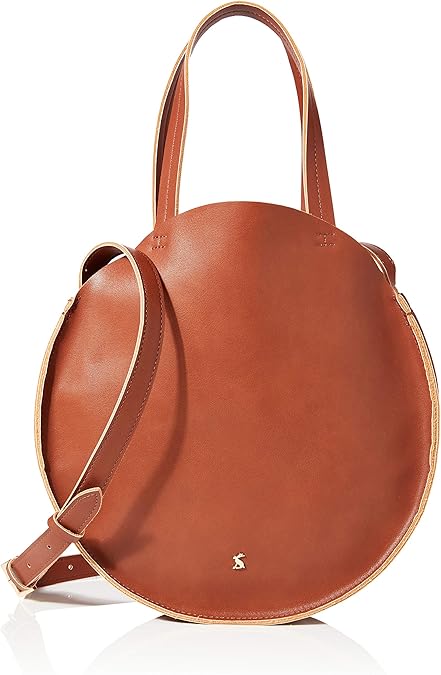 tan round bag