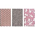 Aazon.co: Yagisei Ade In Japan Koon Tenugui Towel 3 Type Set(Flax