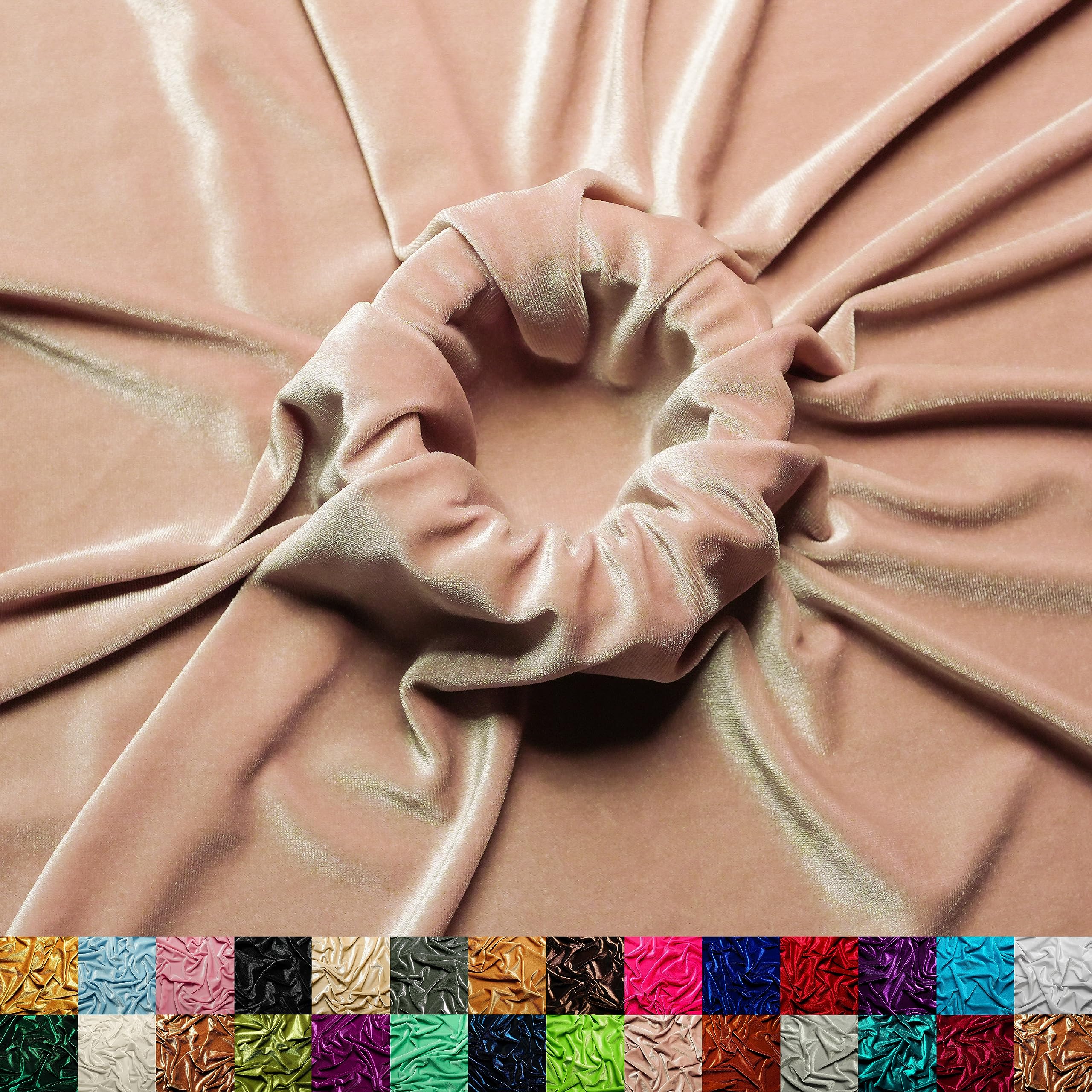 Ice Fabrics Stretch Velvet Fabric by The Yard