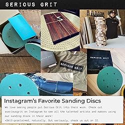 Serious Grit - 6-Inch 6-Hole Sanding Discs