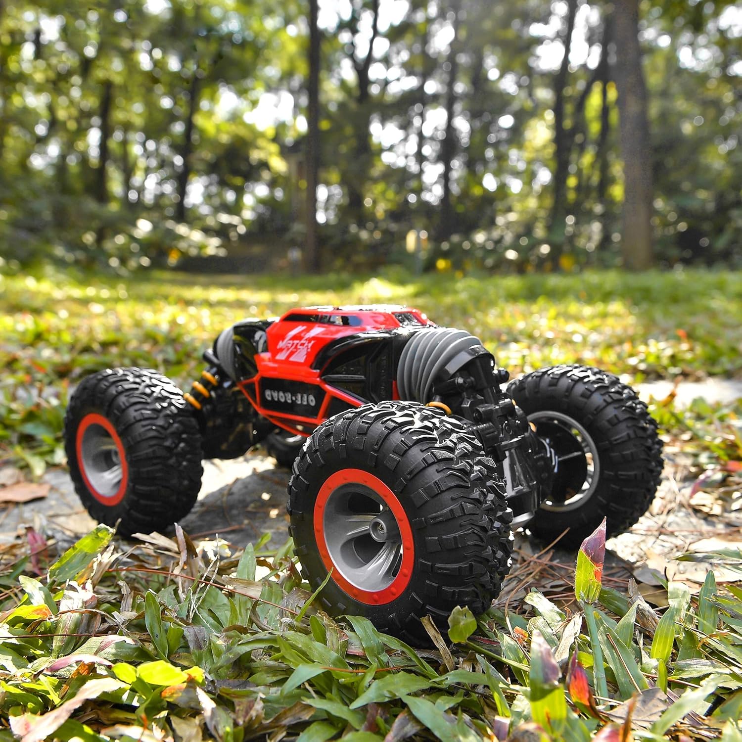BEZGAR 15 Toy Grade1:14 Scale Remote Control Crawler, 4WD Transform 15 Km/h All Terrains Electric Toy Stunt Cars RC Monster Vehicle Truck Car with Rechargeable Batteries for Boys Kids Teens and Adults: Toys & Games
