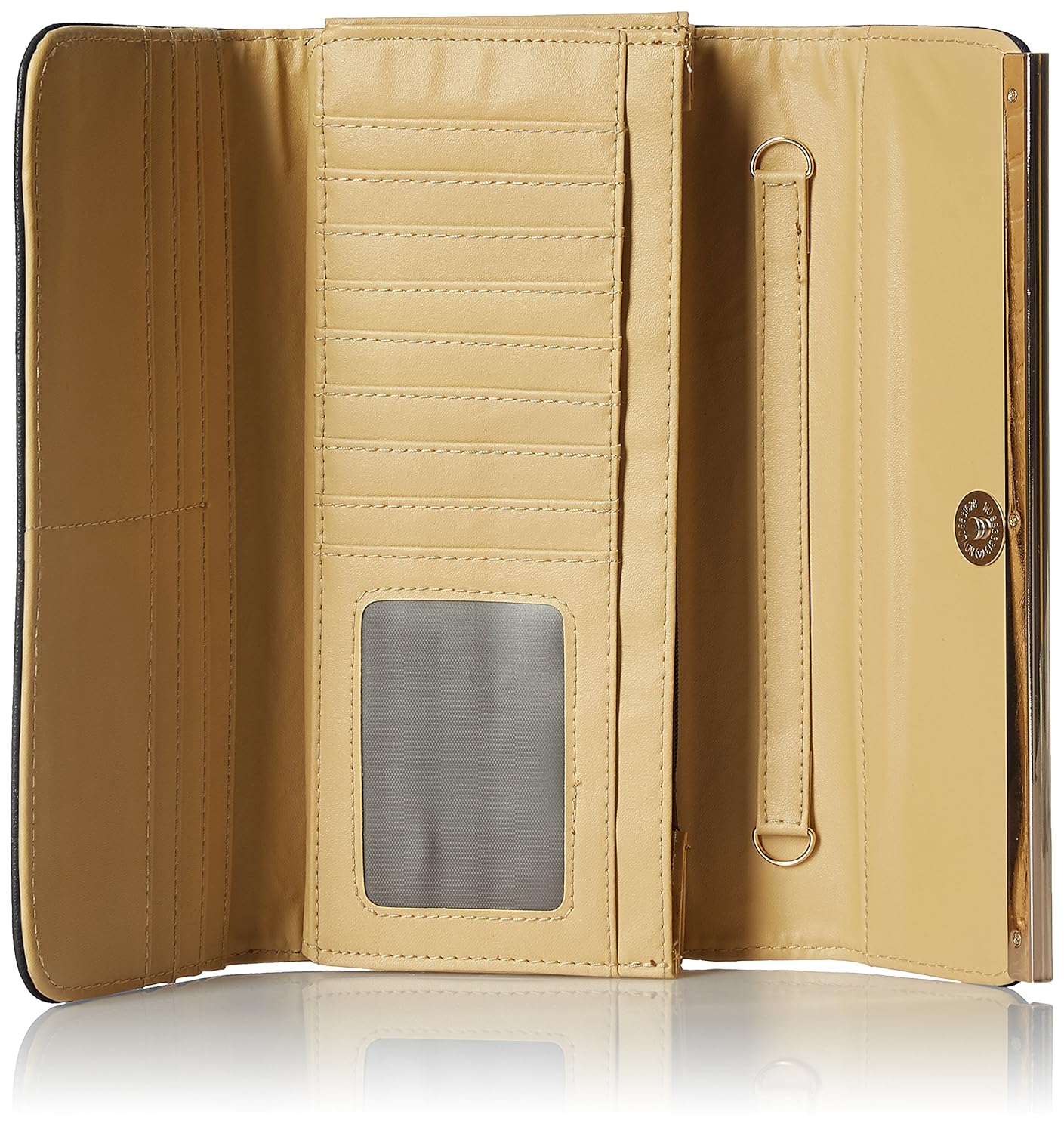 lino perros women's clutch (black)