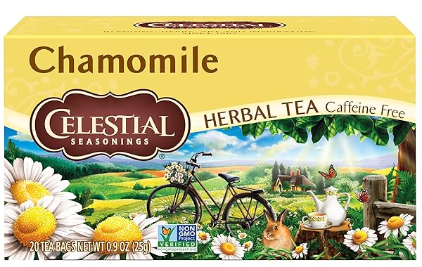 CELESTIAL SEASONINGS HERBAL TEA, CHAMOMILE, 20 COUNT