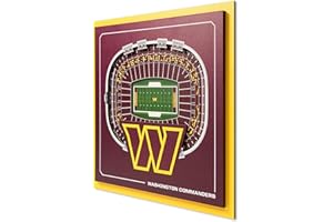 YouTheFan Officially-licensed NFL Stadium Series 3D Wall Art - multi-layer team stadium replica, detailed sports fan gift, indoor decor