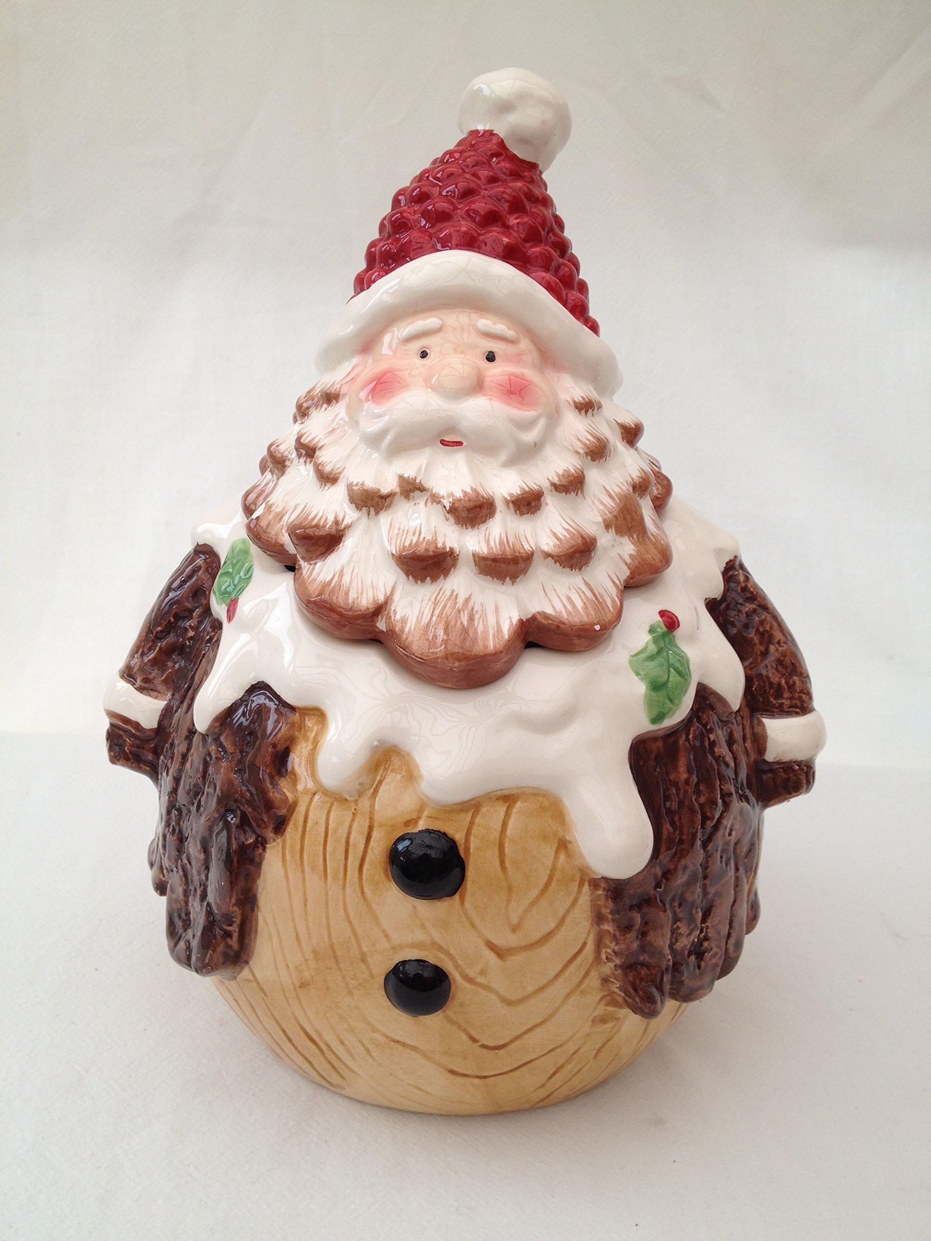 Father Christmas 28cm Santa Cookie Jar-Christmas Decoration