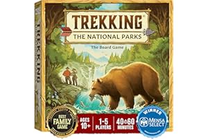 Underdog Games Trekking The National Parks (3rd Edition) - The Award-Winning Family Board Game | Great for Kids Ages 10 and Up | Easy to Learn | Designed for National Park Lovers