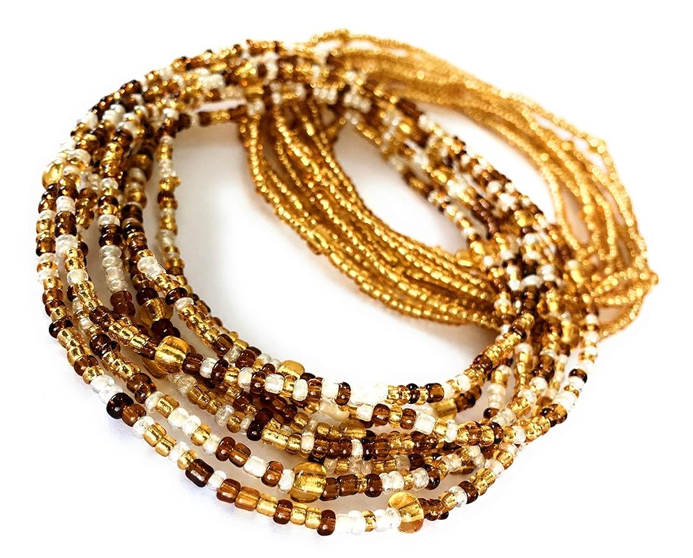 real gold waist beads