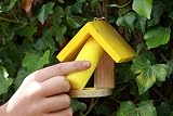 Wildlife World FSC Timber Butterfly Moth Feeder Habitat + Kids Book Magnifier view 3