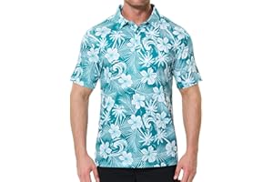 SPORTY BUFF Men's Golf Polo Shirt - Standout Performance Quick-Dry Golf Polo Shirts for Men