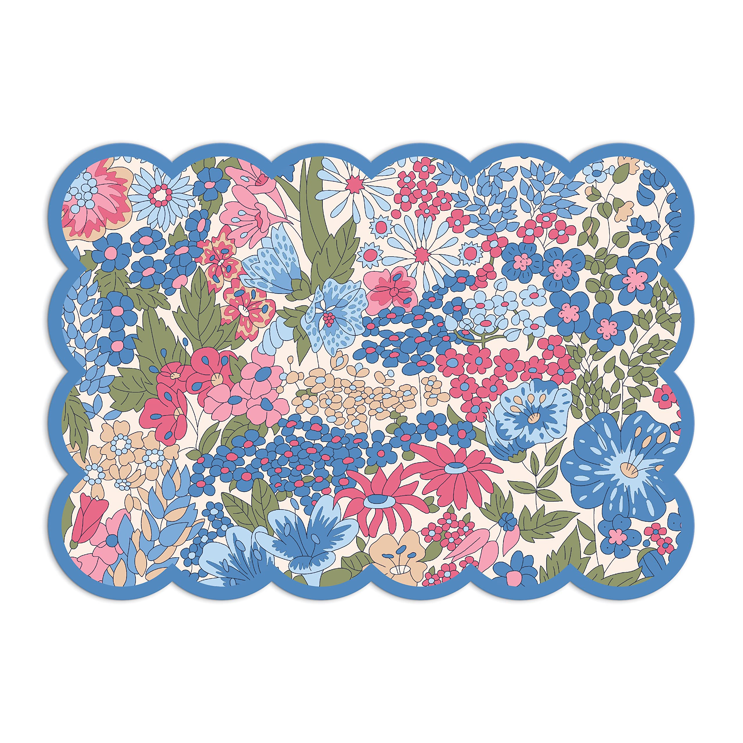 Galison Liberty Scalloped Shaped Notecard Set