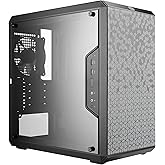 Cooler Master MasterBox Q300L Micro-ATX Tower with Magnetic Design Dust Filter, Transparent Acrylic Side Panel, Adjustable I/