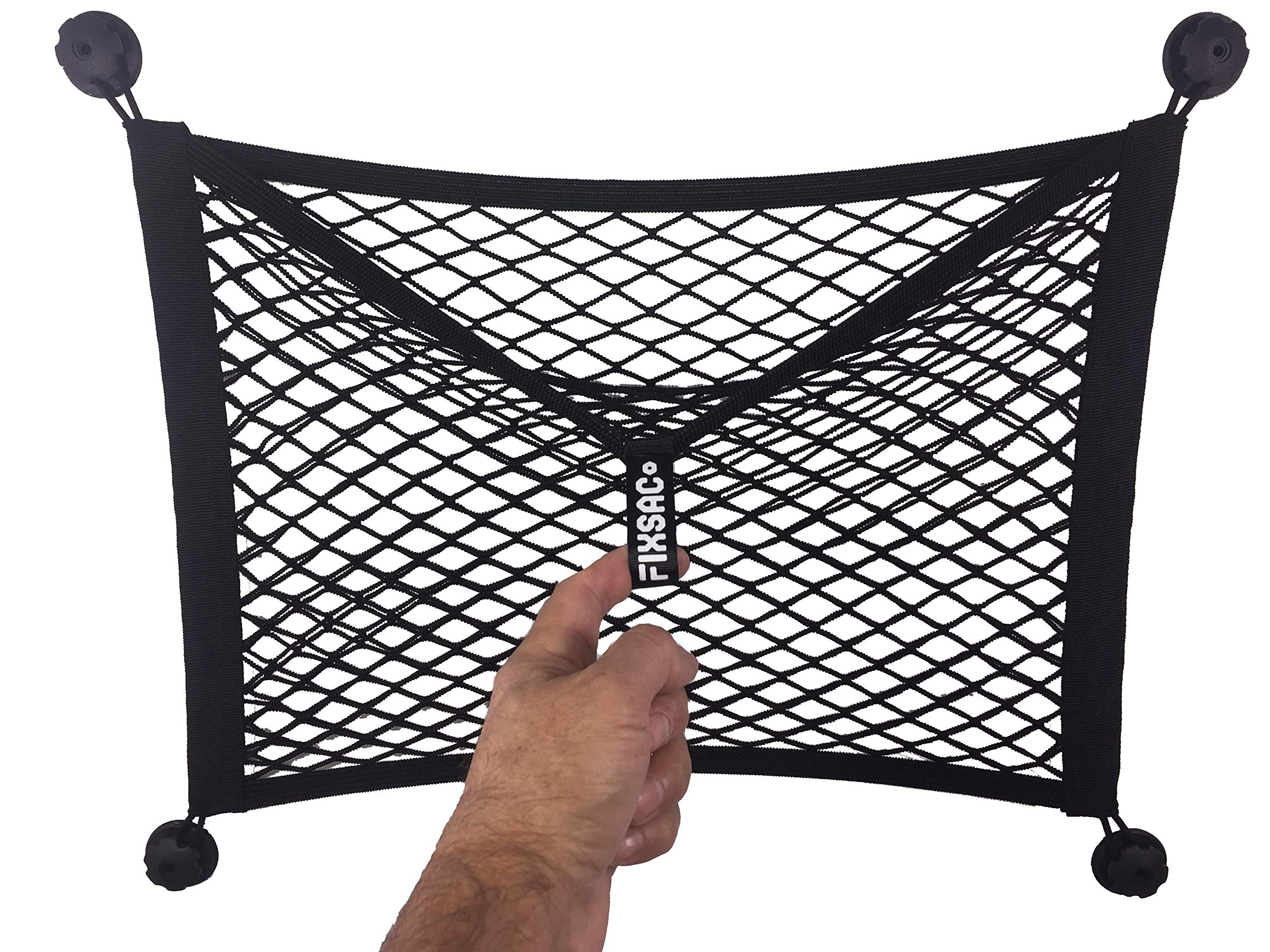 FixSac - the Original… Storage net for Cargo Vans, Motorhomes, Mobile Homes, Caravans, Boats… 45 x 40 cm