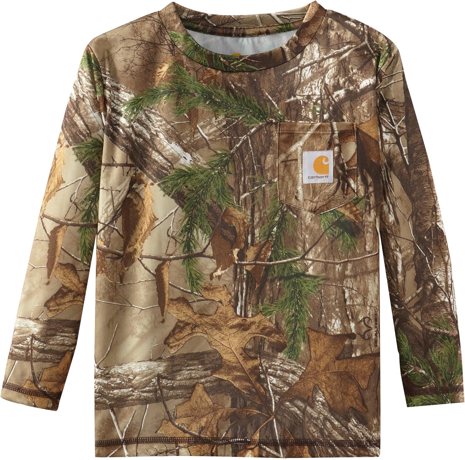 Amazon.com: Carhartt Little Boys' Work Camo Pocket Long Sleeve T-Shirt: Fashion T Shirts: Clothing
