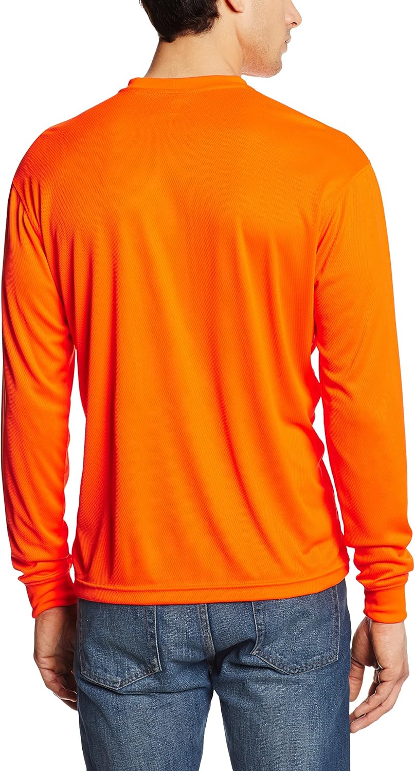Carhartt Men's High Visibility Force Color Enhanced Long Sleeve Tee: Clothing