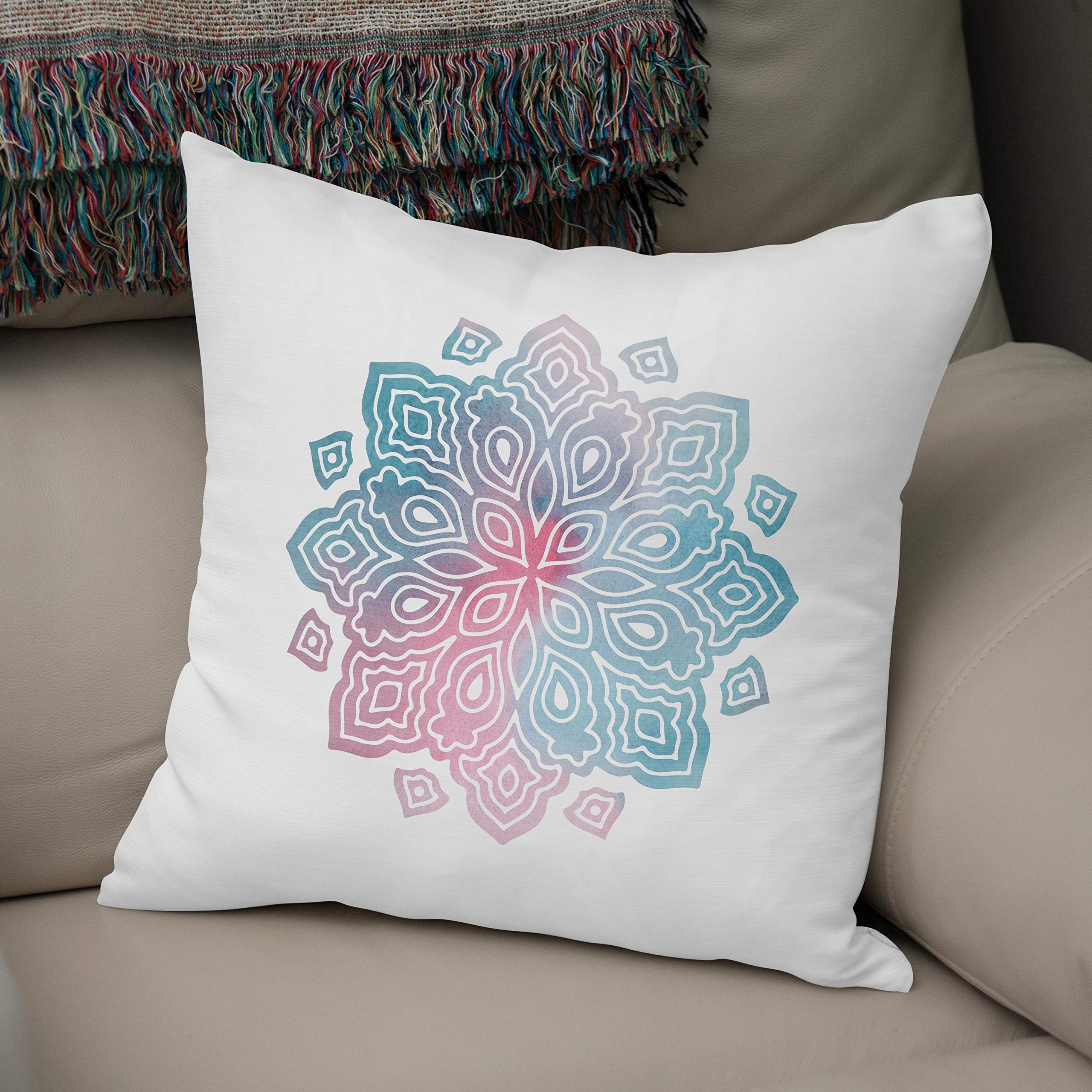 Bonamaison, Decorative Cushion Cover - 50% Cotton 50% Polyester - 43x43cm - Designed and Manufactured in Turkey