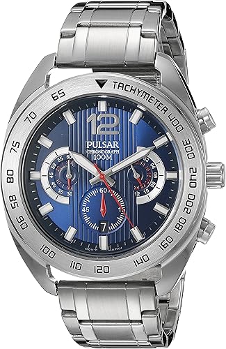 pulsar men's chronograph watch