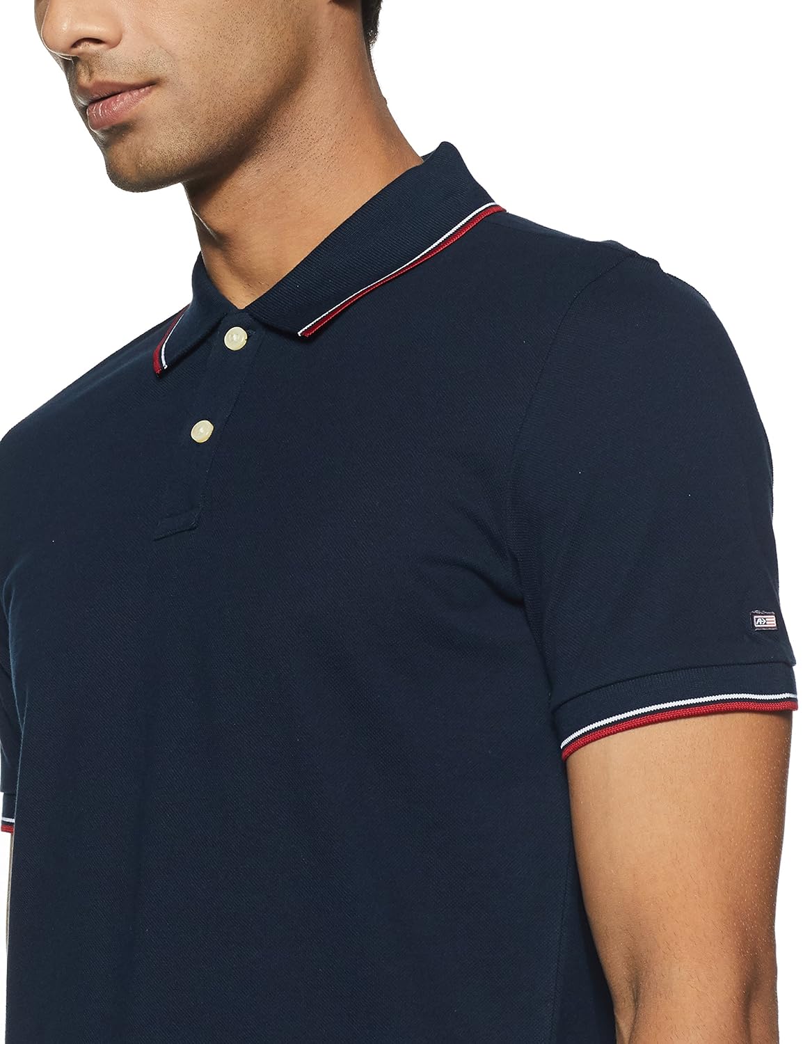 arrow sports men's solid regular fit t-shirt