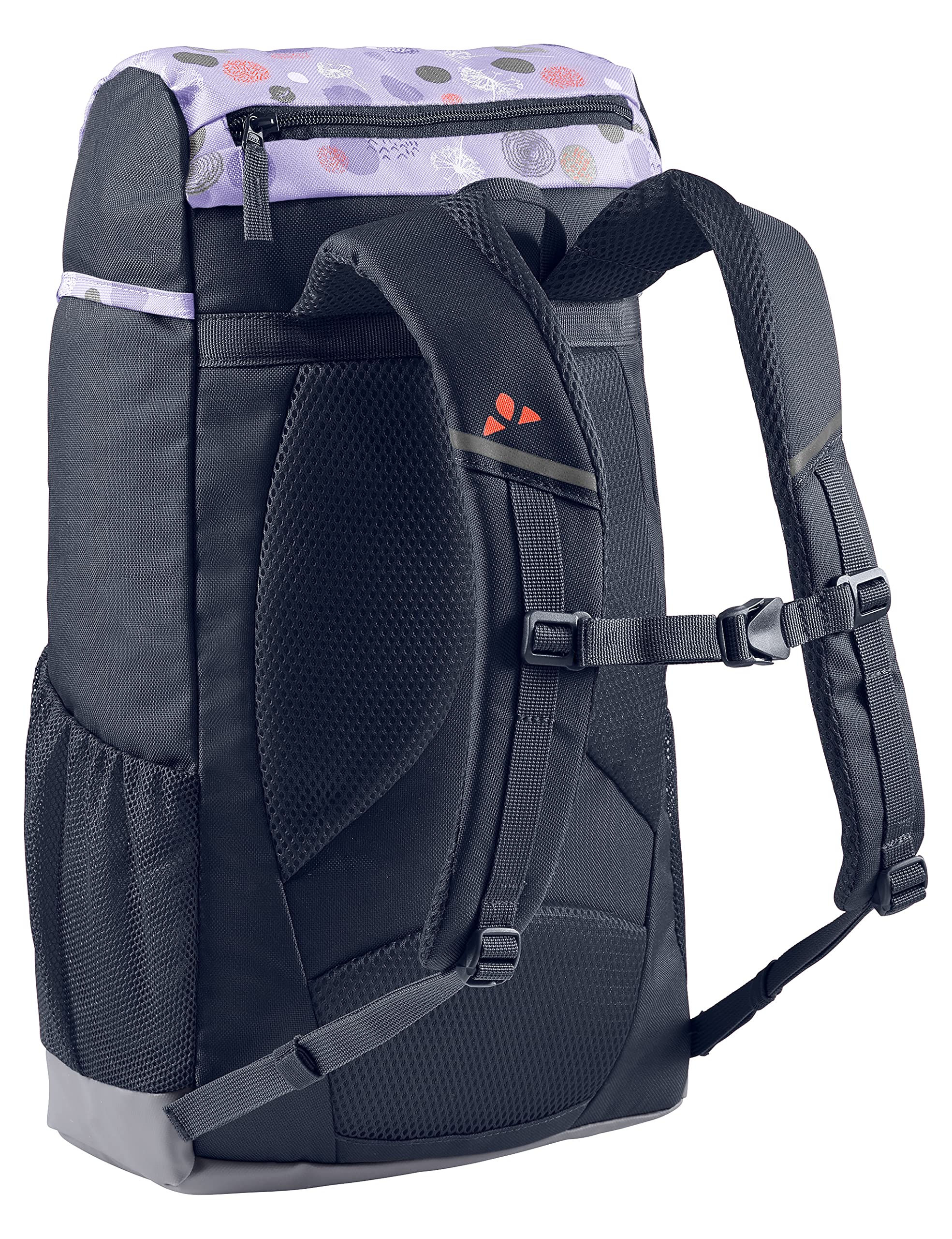 VAUDE Kinderrucksack Jungen & Mädchen Puck - komfortabler Wanderrucksack Kinder 14L, Wetterfester Schulrucksack mit Regenhülle & Lupe, viel Stauraum - blue/eclipse 9
