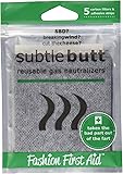 Subtle Butt: Reusable Gas Neutralizers (5 Activated Carbon Fart Pads) - Funny Valentine's Day Gift