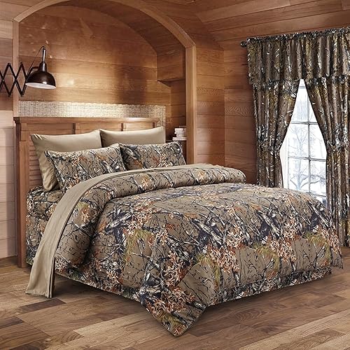 Regal Comfort Natural Green Twin 2 Piece Comforter Set (1 Comforter and 1 Pillow Sham)