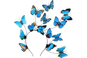 Coucoland Butterfly Fascinator Hat Derby Fascinators Butterfly Headpiece for Festival Halloween Costume Party