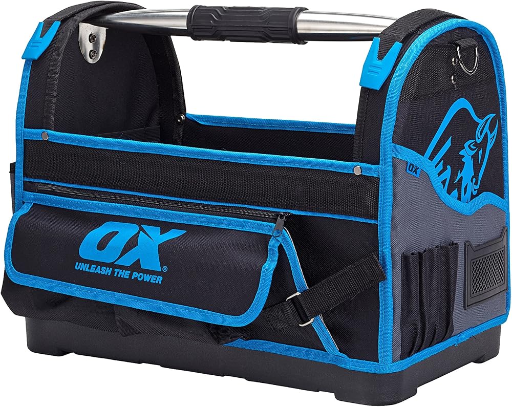 OX Tools Pro 18 Inch Open Tool Tote
