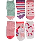 Cherokee baby-girls 6 Pack Shorty Socks