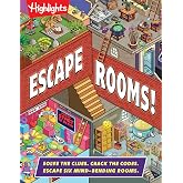 Escape Rooms!: Solve the Clues. Crack the Codes. Escape Six Mind-bending Rooms: Immersive Escape Room Game with Mysteries and Logic Puzzles for Kids 8-12