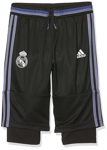adidas Real Madrid TRG 34 PTY – Strumpfhosen für Kinder, schwarz/violett, Kinder, Real Madrid TRG 34 Pty, Negro/Morado