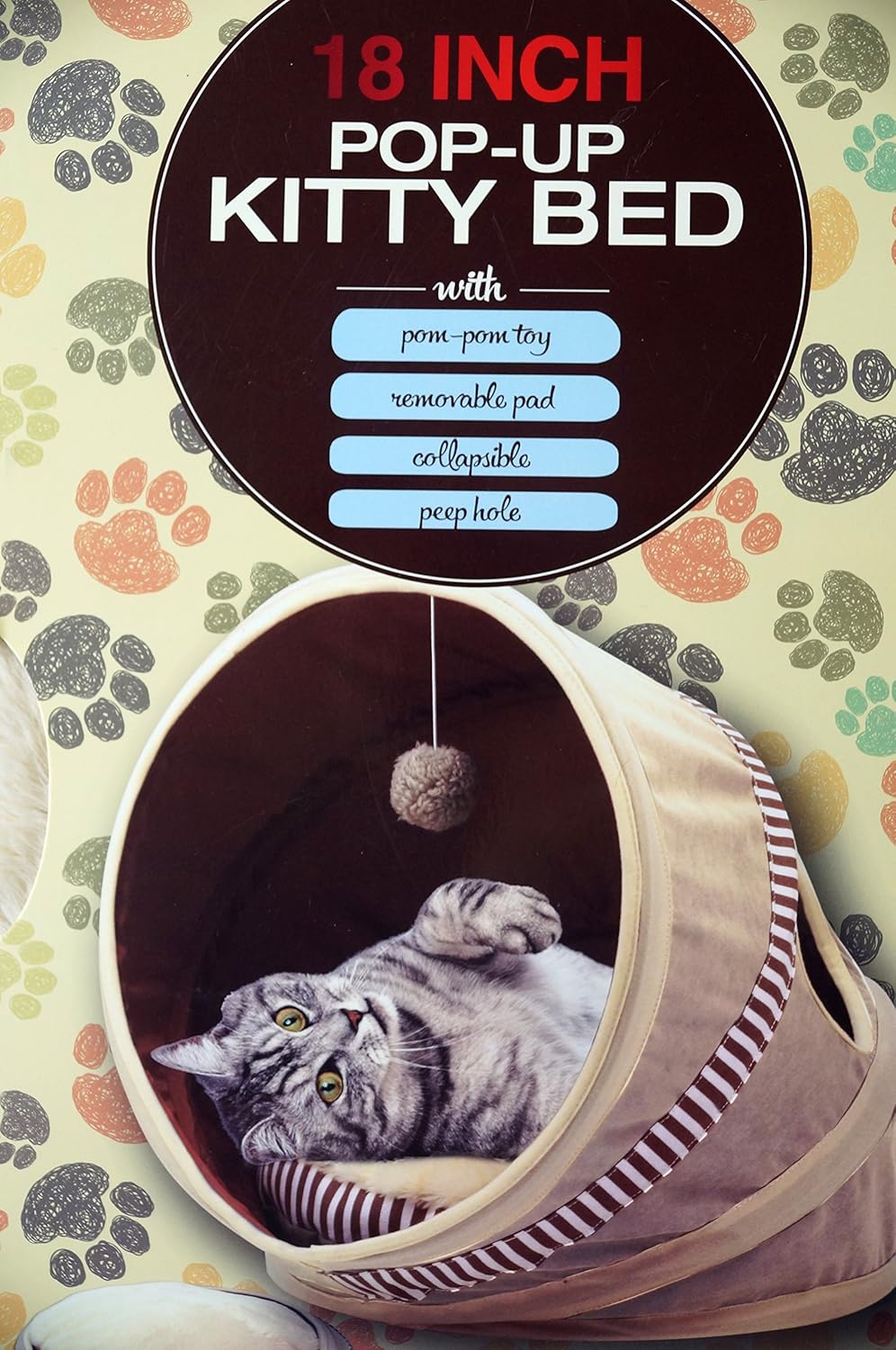 Whisker and Mittens Cat Bed Best Used For A Comfortable Pop Up Cat