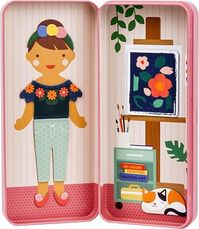 Petit Collage Magnetic Dress Up Play Set Girls Studio Inspire Dream Big 25