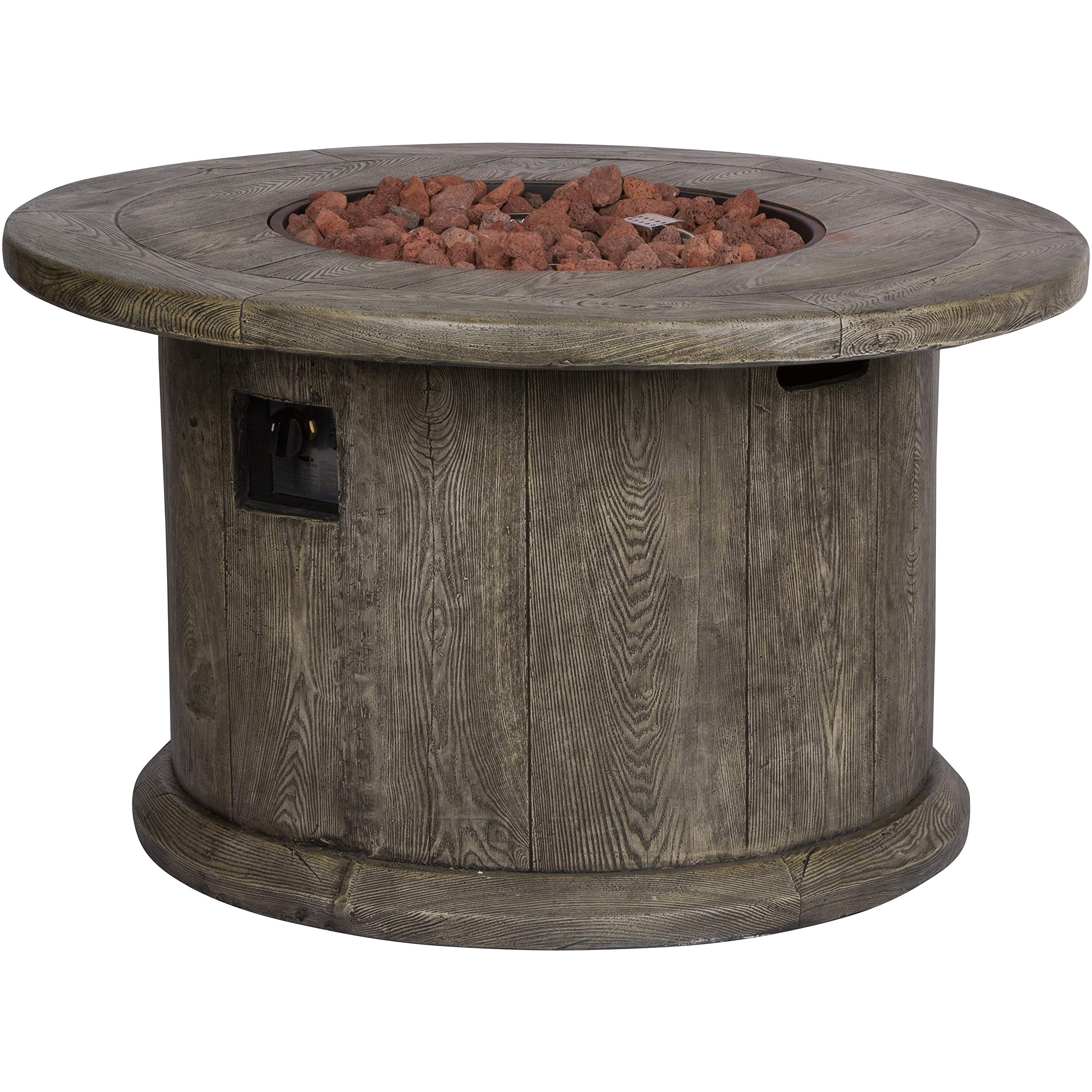 CHEAP Shine Company 6301GY Merida Gas Fire Pit, Grey ...