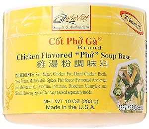 Quoc Viet Foods Chicken Flavored Pho Soup Base 10 oz Cot Pho Ga Brand